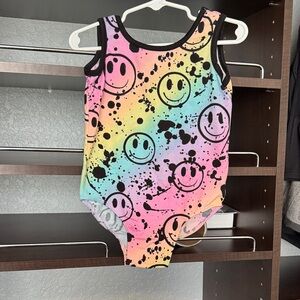 Colorful Smiley Face Bodysuit